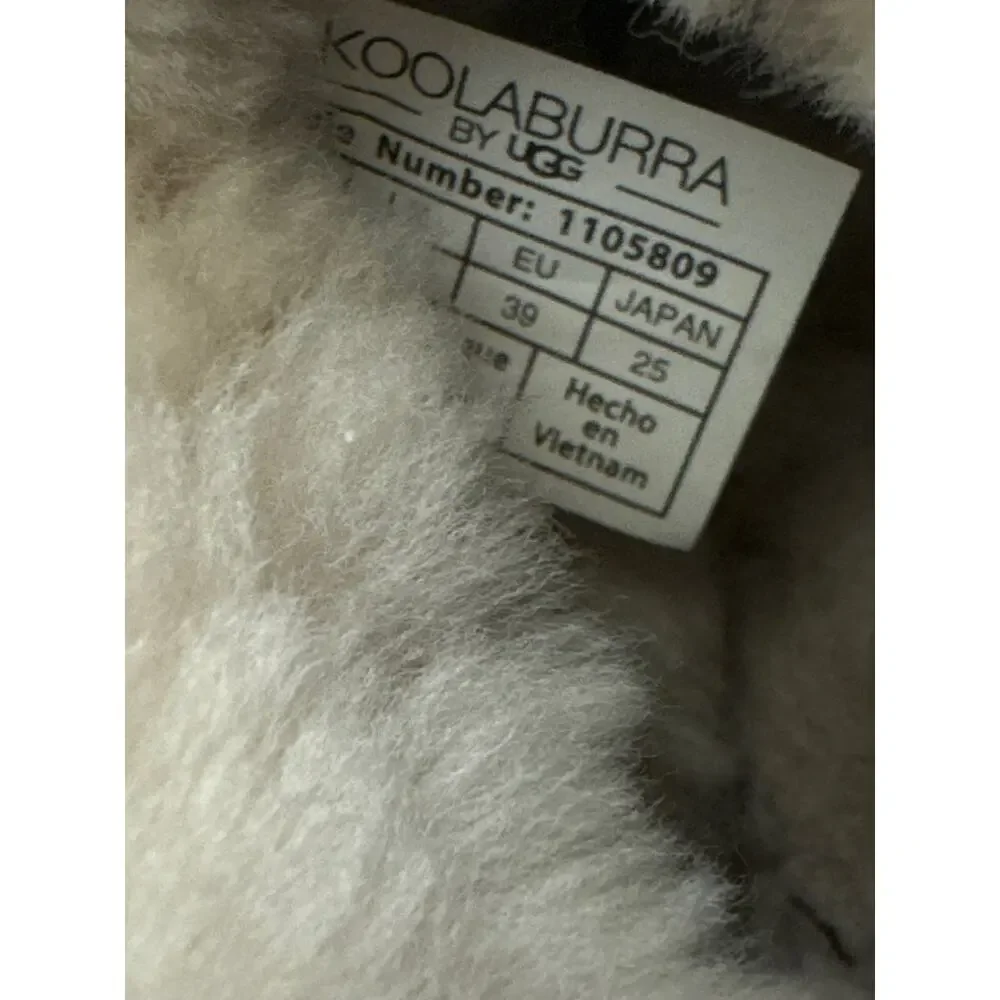 Koolaburra by UGG Remley Sherpa Lined Mini Boots Gray US 8 EU 39